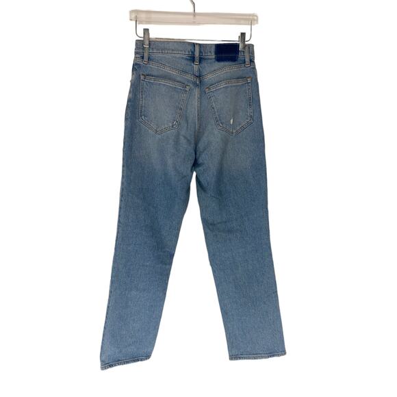 Abercrombie & Fitch Medium Wash The '90s Straight Ultra High Rise Jeans Size 4 - Picture 8 of 12